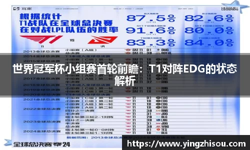 世界冠军杯小组赛首轮前瞻：T1对阵EDG的状态解析